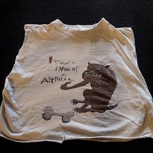 I Am About To Develop An Attitude Middle Finger Tank Top